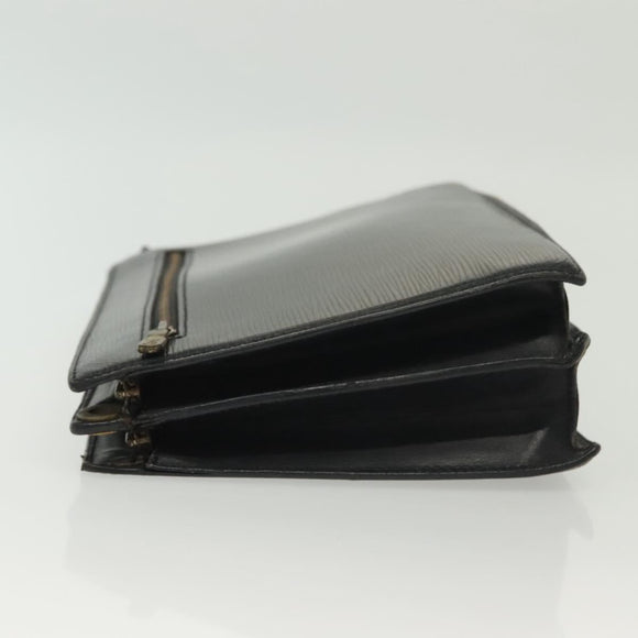 LOUIS VUITTON Epi Angian Shoulder Bag 2way Black M52112 LV Auth 137331