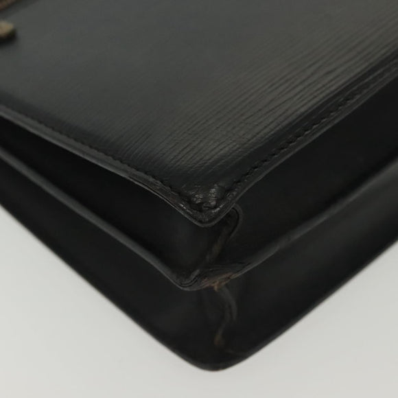 LOUIS VUITTON Epi Angian Shoulder Bag 2way Black M52112 LV Auth 137331