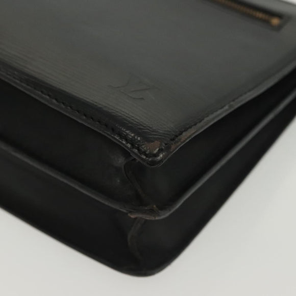 LOUIS VUITTON Epi Angian Shoulder Bag 2way Black M52112 LV Auth 137331