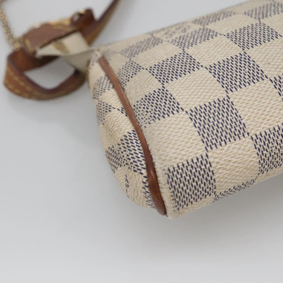 LOUIS VUITTON Damier Azur Eva Shoulder Bag 2way N55214 LV Auth 137332