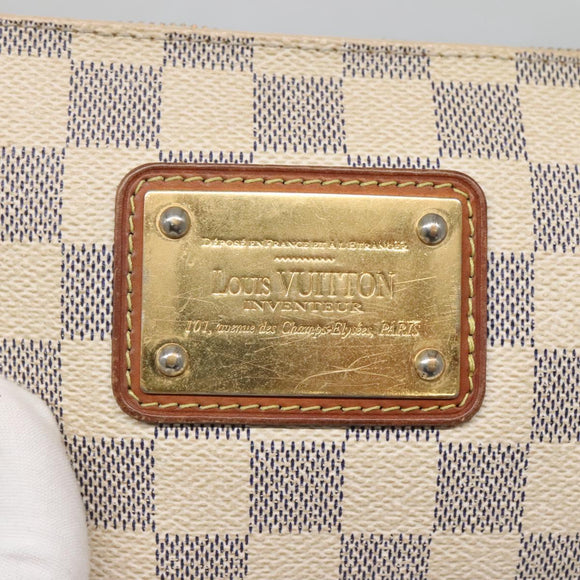 LOUIS VUITTON Damier Azur Eva Shoulder Bag 2way N55214 LV Auth 137332
