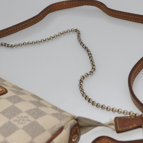 LOUIS VUITTON Damier Azur Eva Shoulder Bag 2way N55214 LV Auth 137332