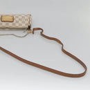 LOUIS VUITTON Damier Azur Eva Shoulder Bag 2way N55214 LV Auth 137332-8
