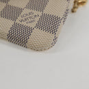 LOUIS VUITTON Damier Azur Pochette Cles Coin Purse N62659 LV Auth 137333V-16