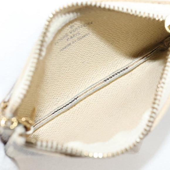 LOUIS VUITTON Damier Azur Pochette Cles Coin Purse N62659 LV Auth 137333V