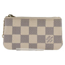 LOUIS VUITTON Damier Azur Pochette Cles Coin Purse N62659 LV Auth 137333V-13