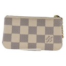 LOUIS VUITTON Damier Azur Pochette Cles Coin Purse N62659 LV Auth 137333V-2