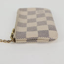 LOUIS VUITTON Damier Azur Pochette Cles Coin Purse N62659 LV Auth 137333V-3