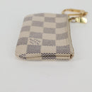 LOUIS VUITTON Damier Azur Pochette Cles Coin Purse N62659 LV Auth 137333V-4