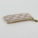 LOUIS VUITTON Damier Azur Pochette Cles Coin Purse N62659 LV Auth 137333V-5