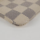 LOUIS VUITTON Damier Azur Pochette Cles Coin Purse N62659 LV Auth 137333V-7