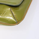 LOUIS VUITTON Monogram Vernis Thompson Street Bag Baby Blue M91009 Auth 137334-15