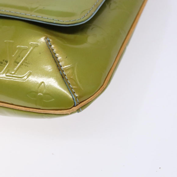 LOUIS VUITTON Monogram Vernis Thompson Street Bag Baby Blue M91009 Auth 137334