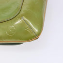 LOUIS VUITTON Monogram Vernis Thompson Street Bag Baby Blue M91009 Auth 137334-18