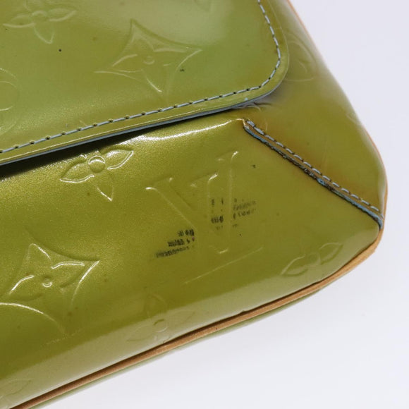 LOUIS VUITTON Monogram Vernis Thompson Street Bag Baby Blue M91009 Auth 137334