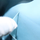 LOUIS VUITTON Monogram Vernis Thompson Street Bag Baby Blue M91009 Auth 137334-12