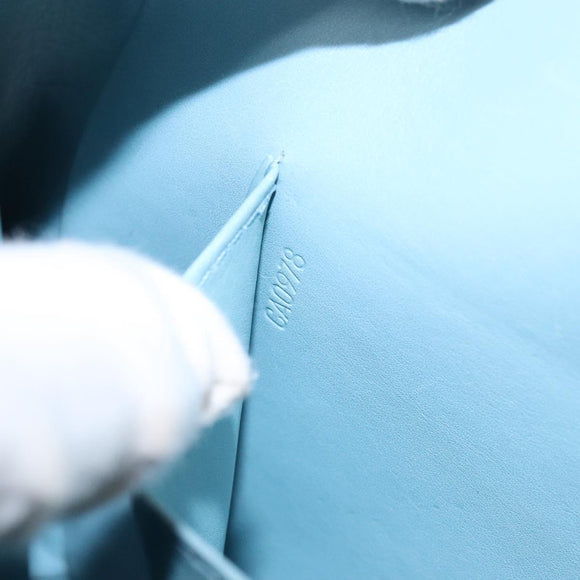 LOUIS VUITTON Monogram Vernis Thompson Street Bag Baby Blue M91009 Auth 137334