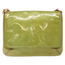 LOUIS VUITTON Monogram Vernis Thompson Street Bag Baby Blue M91009 Auth 137334-13