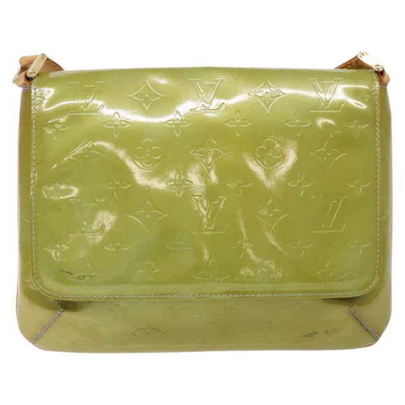 LOUIS VUITTON Monogram Vernis Thompson Street Bag Baby Blue M91009 Auth 137334