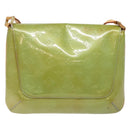 LOUIS VUITTON Monogram Vernis Thompson Street Bag Baby Blue M91009 Auth 137334-2