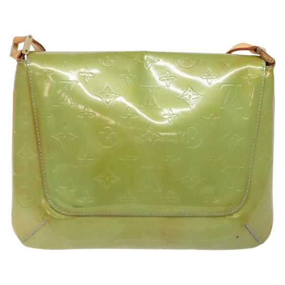 LOUIS VUITTON Monogram Vernis Thompson Street Bag Baby Blue M91009 Auth 137334