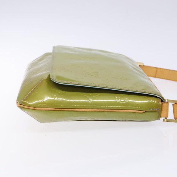 LOUIS VUITTON Monogram Vernis Thompson Street Bag Baby Blue M91009 Auth 137334