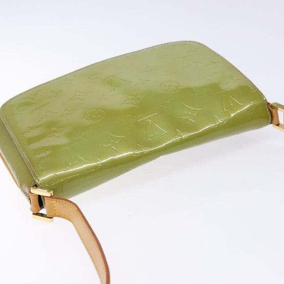 LOUIS VUITTON Monogram Vernis Thompson Street Bag Baby Blue M91009 Auth 137334