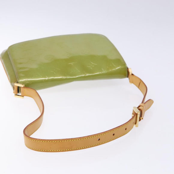 LOUIS VUITTON Monogram Vernis Thompson Street Bag Baby Blue M91009 Auth 137334