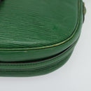 LOUIS VUITTON Epi Jeune Fille MM Shoulder Bag Green M52154 LV Auth 137335-15