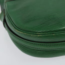 LOUIS VUITTON Epi Jeune Fille MM Shoulder Bag Green M52154 LV Auth 137335-16