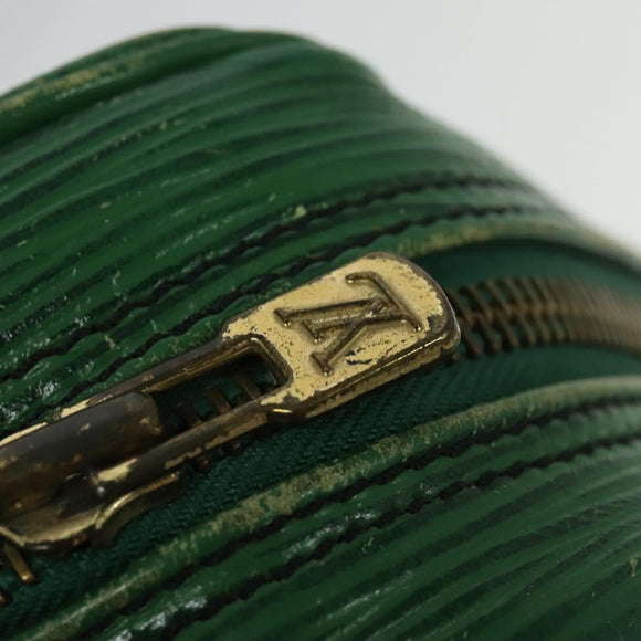 LOUIS VUITTON Epi Jeune Fille MM Shoulder Bag Green M52154 LV Auth 137335