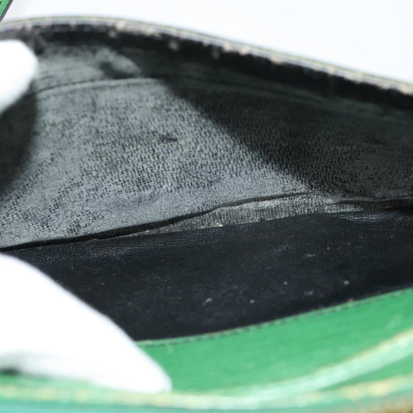 LOUIS VUITTON Epi Jeune Fille MM Shoulder Bag Green M52154 LV Auth 137335