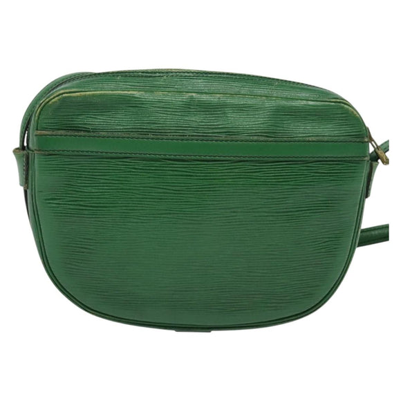LOUIS VUITTON Epi Jeune Fille MM Shoulder Bag Green M52154 LV Auth 137335