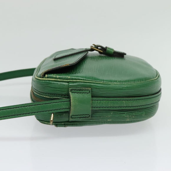 LOUIS VUITTON Epi Jeune Fille MM Shoulder Bag Green M52154 LV Auth 137335