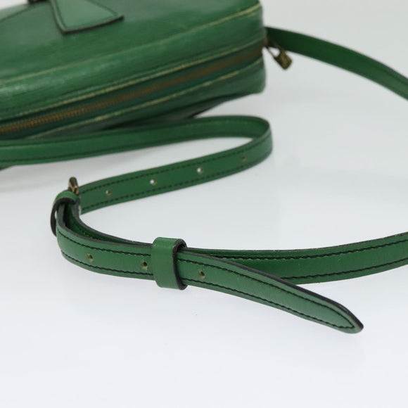 LOUIS VUITTON Epi Jeune Fille MM Shoulder Bag Green M52154 LV Auth 137335