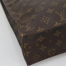 LOUIS VUITTON Monogram Sac Plat Hand Bag M51140 LV Auth 137345-14