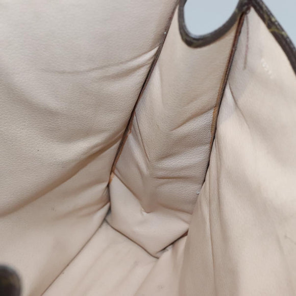 LOUIS VUITTON Monogram Sac Plat Hand Bag M51140 LV Auth 137345