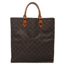 LOUIS VUITTON Monogram Sac Plat Hand Bag M51140 LV Auth 137345-13