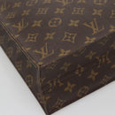 LOUIS VUITTON Monogram Sac Plat Hand Bag M51140 LV Auth 137346-15