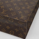 LOUIS VUITTON Monogram Sac Plat Hand Bag M51140 LV Auth 137346-16