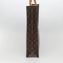 LOUIS VUITTON Monogram Sac Plat Hand Bag M51140 LV Auth 137346-3