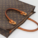 LOUIS VUITTON Monogram Sac Plat Hand Bag M51140 LV Auth 137346-6