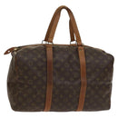 LOUIS VUITTON Monogram Sac Spool 45 Boston Bag Vintage M41624 LV Auth 137347-1