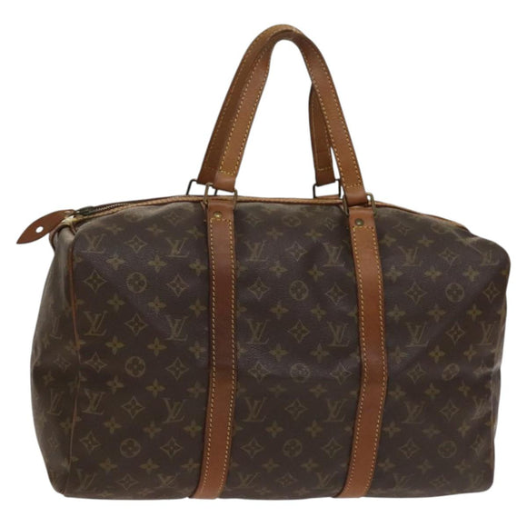 LOUIS VUITTON Monogram Sac Spool 45 Boston Bag Vintage M41624 LV Auth 137347