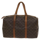 LOUIS VUITTON Monogram Sac Spool 45 Boston Bag Vintage M41624 LV Auth 137347-2