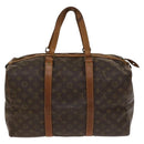 LOUIS VUITTON Monogram Sac Spool 45 Boston Bag Vintage M41624 LV Auth 137347-3