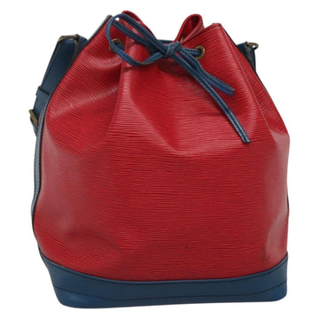 LOUIS VUITTON Epi Noe Shoulder Bag Bicolor Red Blue M44084 LV Auth 137353