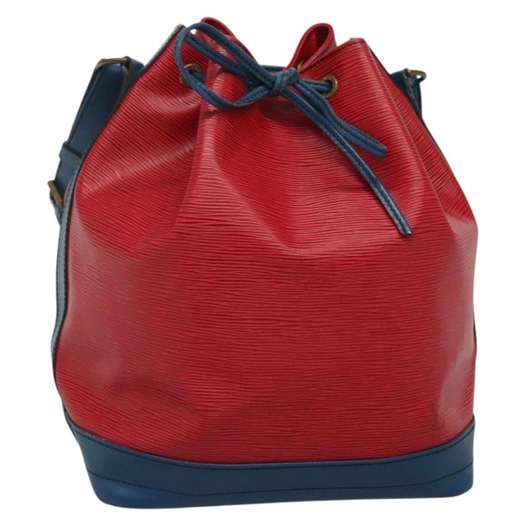 LOUIS VUITTON Epi Noe Shoulder Bag Bicolor Red Blue M44084 LV Auth 137353