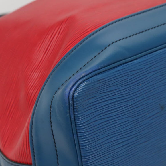LOUIS VUITTON Epi Noe Shoulder Bag Bicolor Red Blue M44084 LV Auth 137353