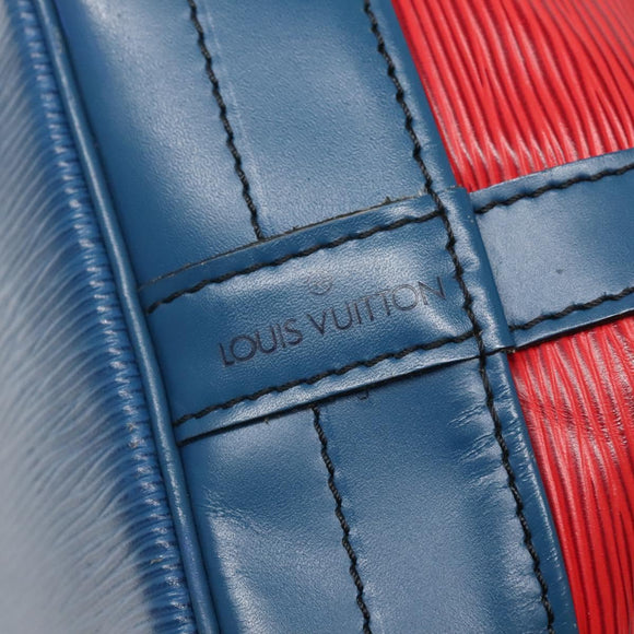 LOUIS VUITTON Epi Noe Shoulder Bag Bicolor Red Blue M44084 LV Auth 137353